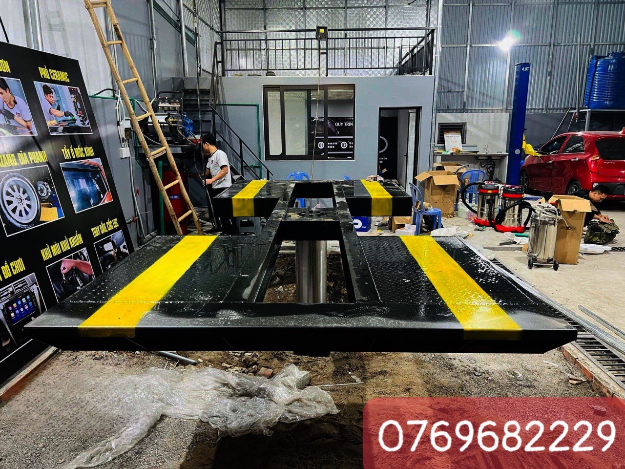 Thiết Bị Việt Nam | Tư Vấn Lắp Đặt Thiết Bị Gara ô tô | Cầu nâng 1 trụ...